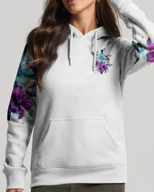 I Believe In God Lilies Flower Cross Women's All Over Print Shirt - Tltr0201243