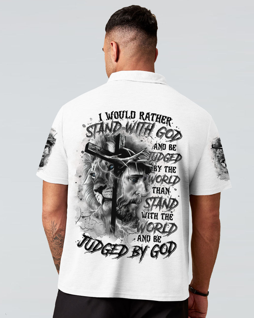 I Would Rather Stand With God Men's All Over Print Shirt  - Tltr0411244