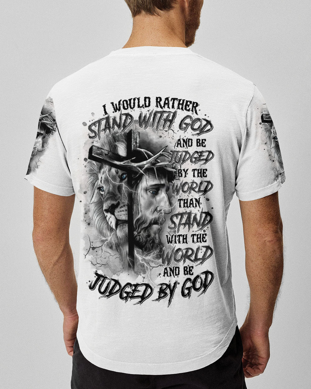 I Would Rather Stand With God Men's All Over Print Shirt  - Tltr0411244