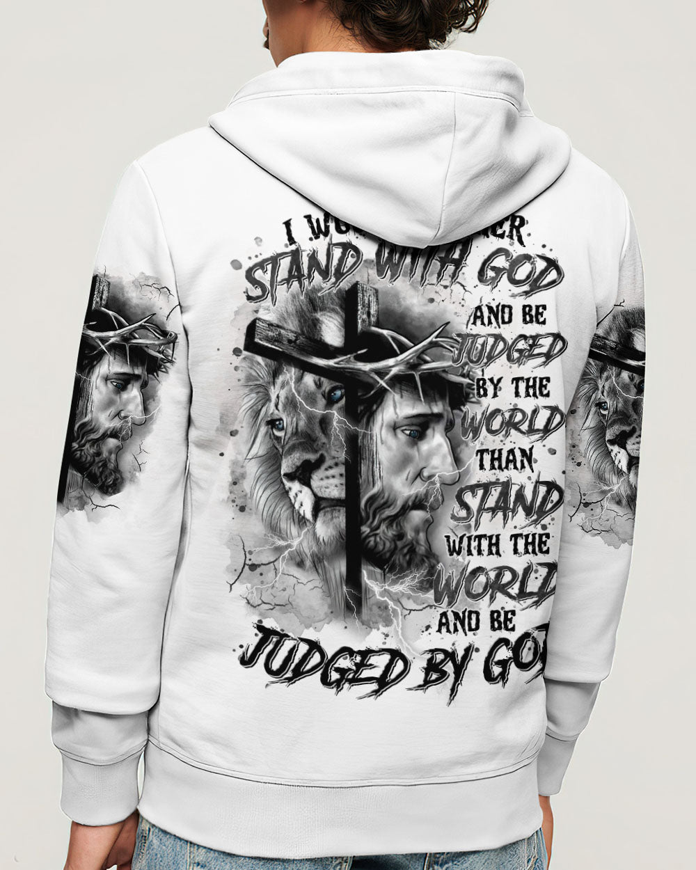 I Would Rather Stand With God Men's All Over Print Shirt  - Tltr0411244