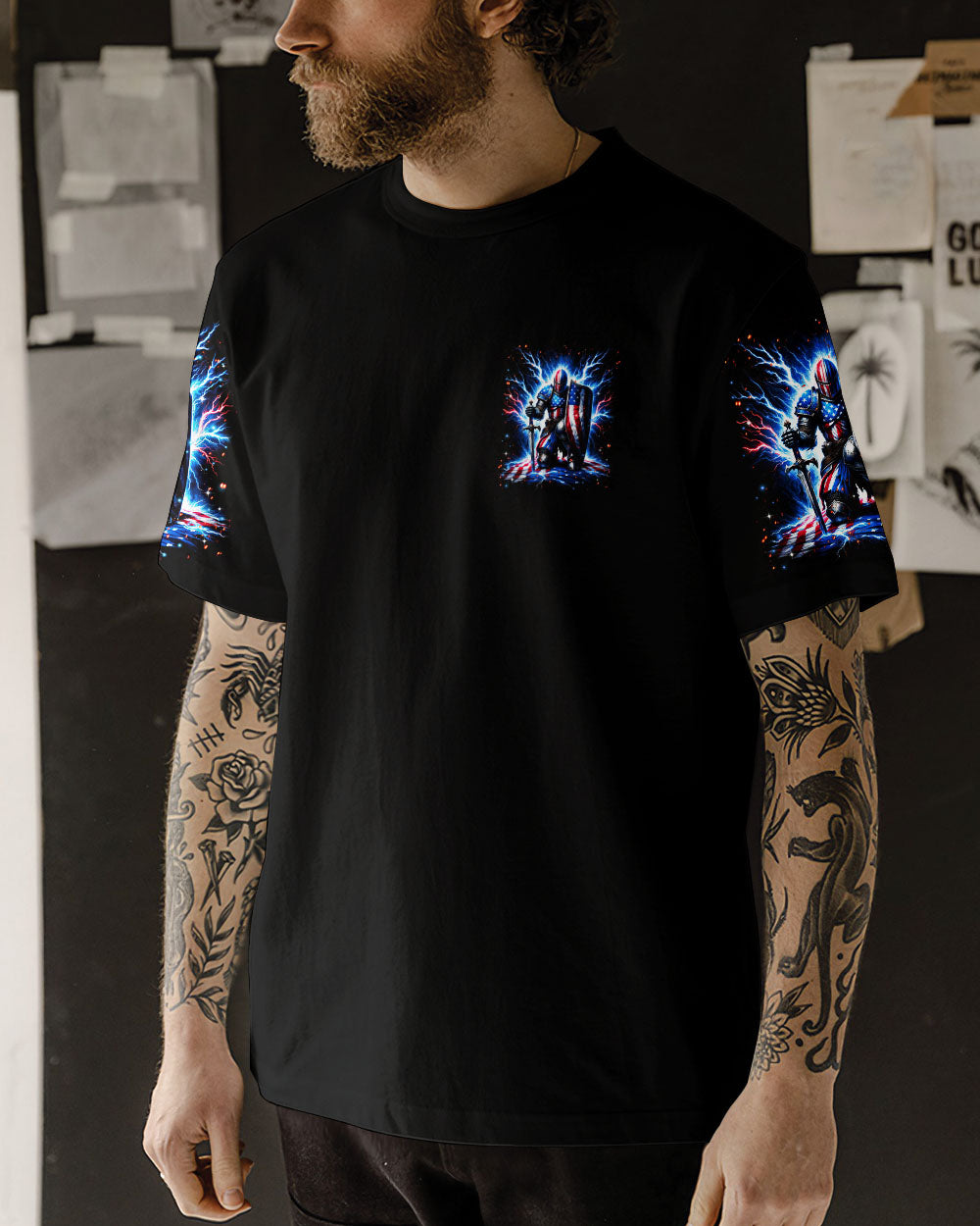 I Bow To None Other Warrior Men's All Over Print Shirt - Tltr0503243