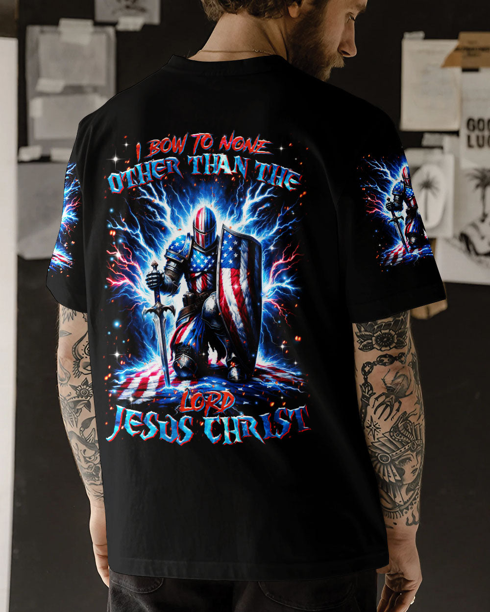 I Bow To None Other Warrior Men's All Over Print Shirt - Tltr0503243
