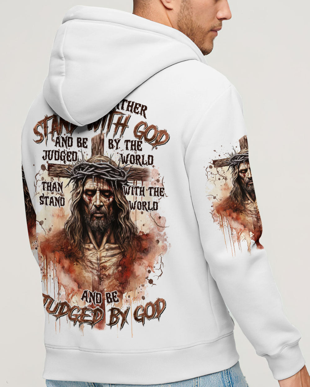 I Would Rather Stand With God Men's All Over Print Shirt  - Tltr0711244