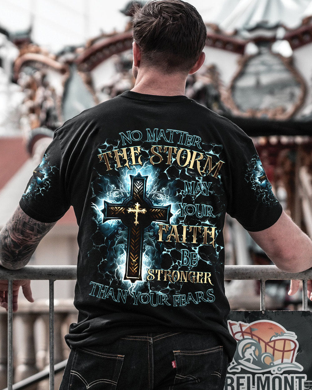 No Matter The Storm Men's All Over Print Shirt - Tltr1008243