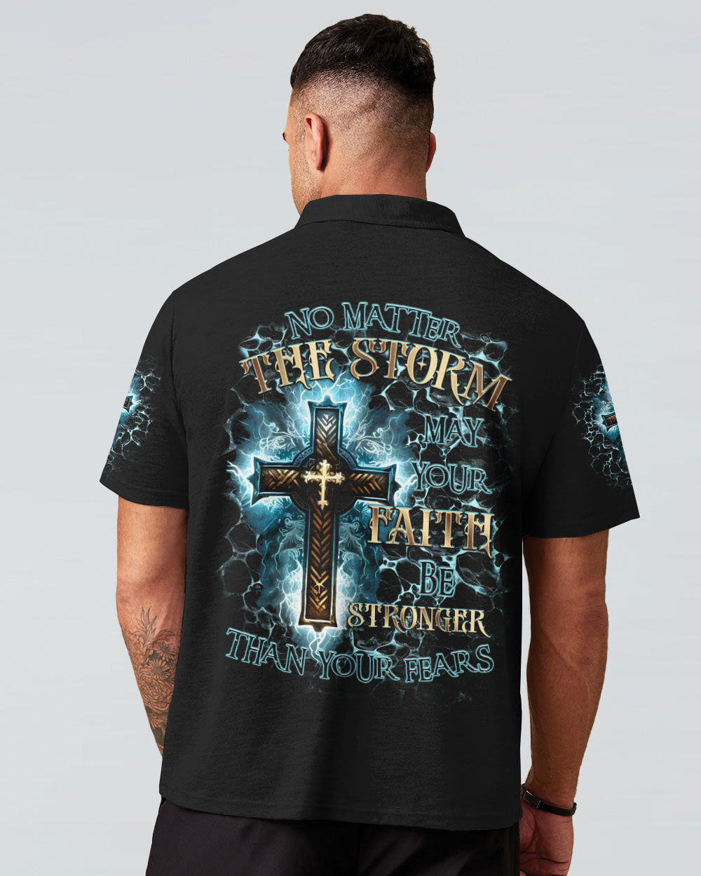 No Matter The Storm Men's All Over Print Shirt - Tltr1008243