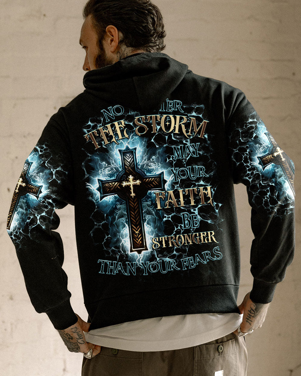 No Matter The Storm Men's All Over Print Shirt - Tltr1008243