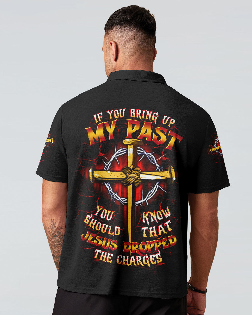Jesus Dropped The Charges Men's All Over Print Shirt - Tltr1210243