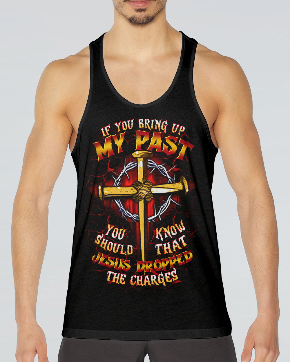 Jesus Dropped The Charges Men's All Over Print Shirt - Tltr1210243