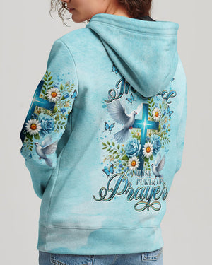 I Believe In God Floral Cross Dove Women's All Over Print Shirt - Tltr1506244