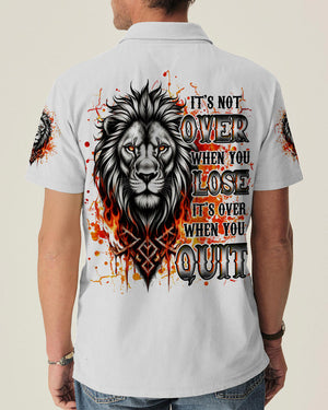 It's Not Over When You Lose Lion Men's All Over Print Shirt - Tltr1809252