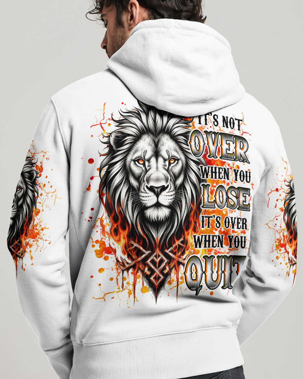 It's Not Over When You Lose Lion Men's All Over Print Shirt - Tltr1809252