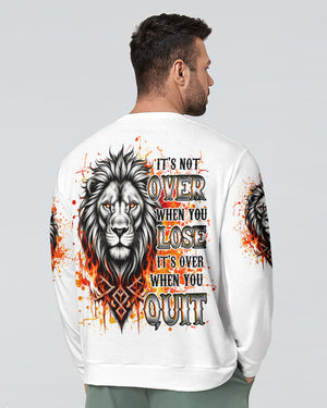It's Not Over When You Lose Lion Men's All Over Print Shirt - Tltr1809252