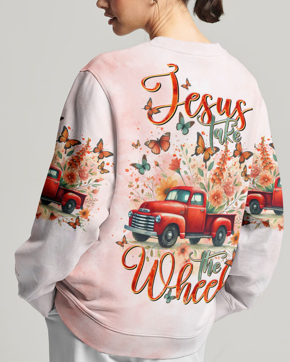 Jesus Take The Wheel Women's All Over Print Shirt - Tltr1907244