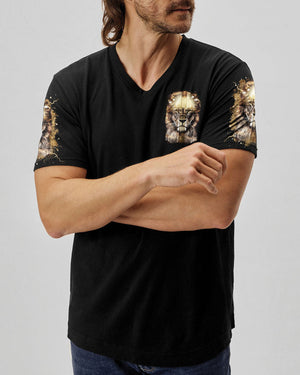 Jesus Dropped The Charges Lion Men's All Over Print Shirt  - Tltr2002253