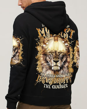Jesus Dropped The Charges Lion Men's All Over Print Shirt  - Tltr2002253