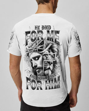 He Died For Me Lion Men's All Over Print Shirt  - Tltr2205255