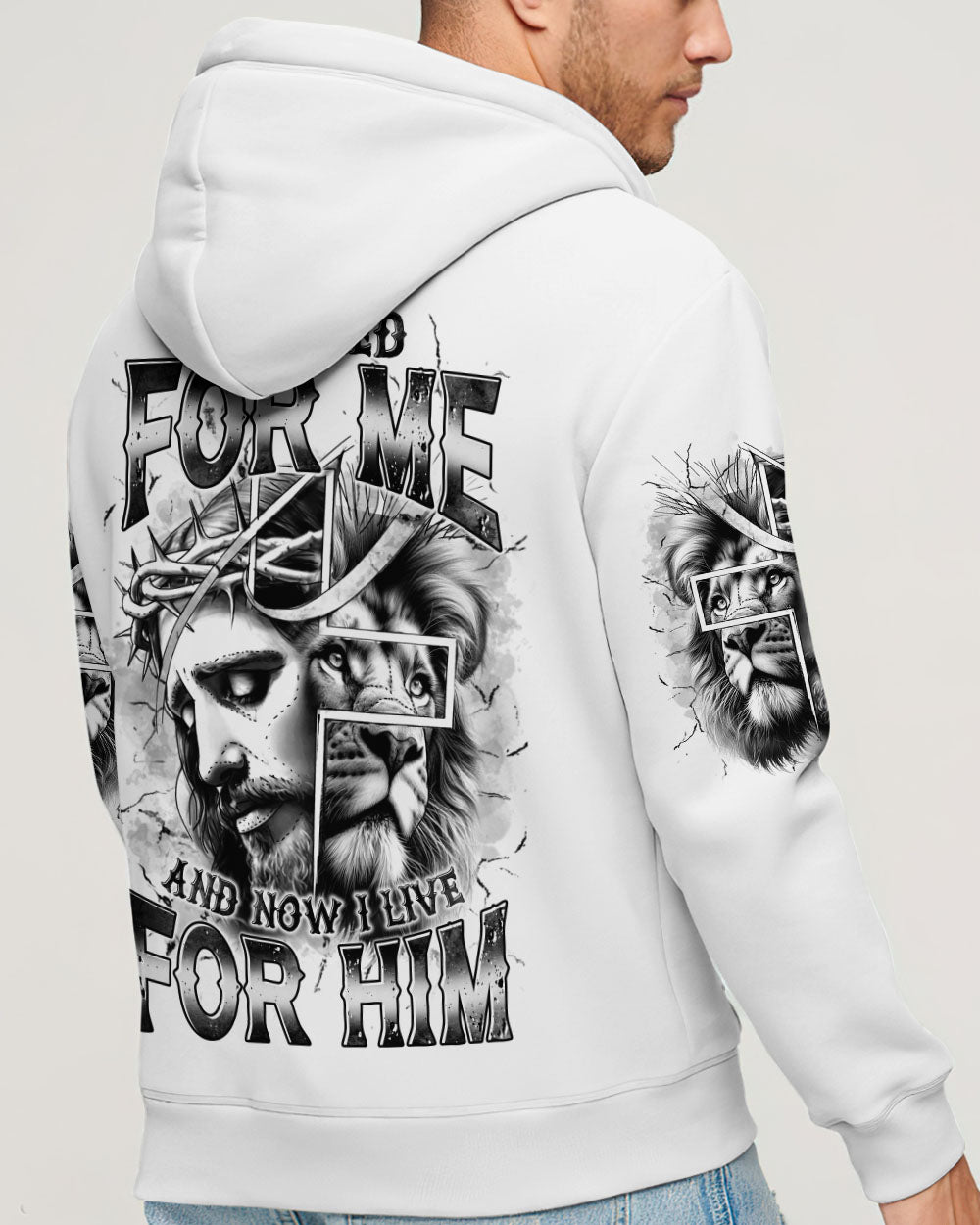 He Died For Me Lion Men's All Over Print Shirt  - Tltr2205255