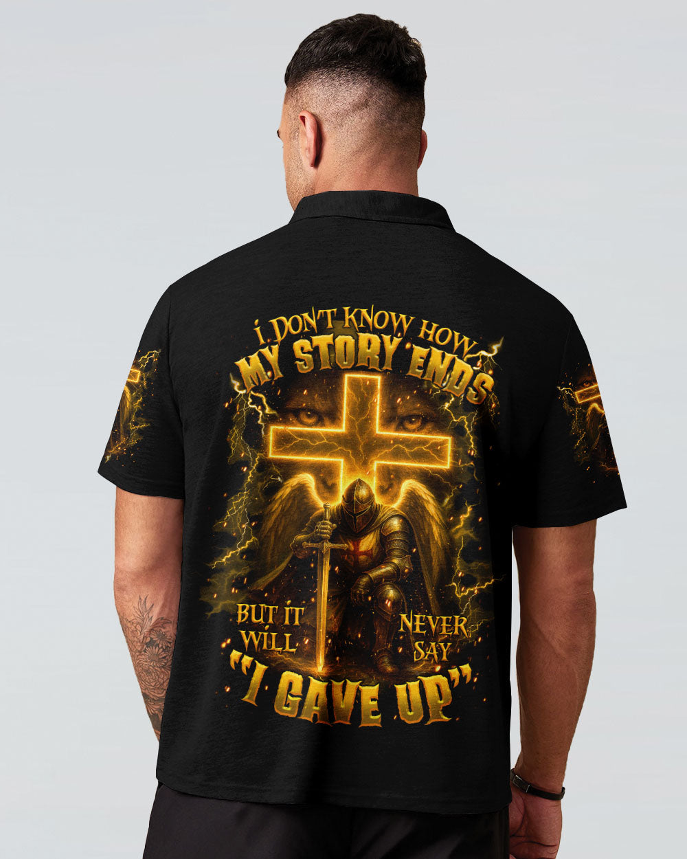 I Don't Know How My Story Ends Warrior Men's All Over Print Shirt   - Tltr2404251