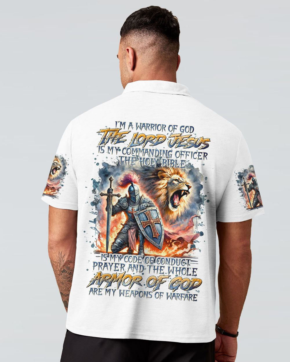 I'm A Warrior Of God Men's All Over Print Shirt - Tltr2409244