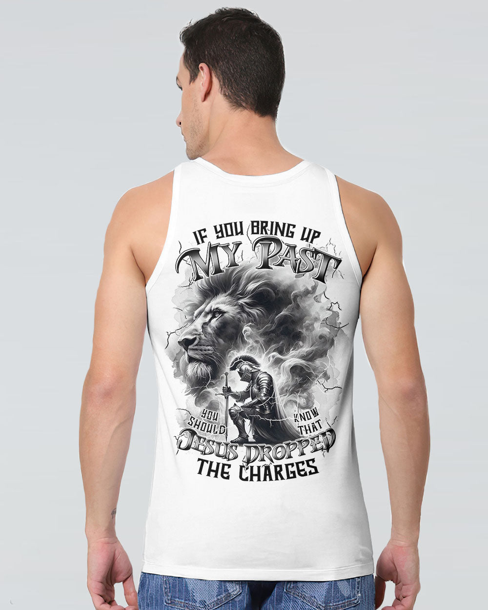 Jesus Dropped The Charges Lion Men's All Over Print Shirt -  Tltr2811243