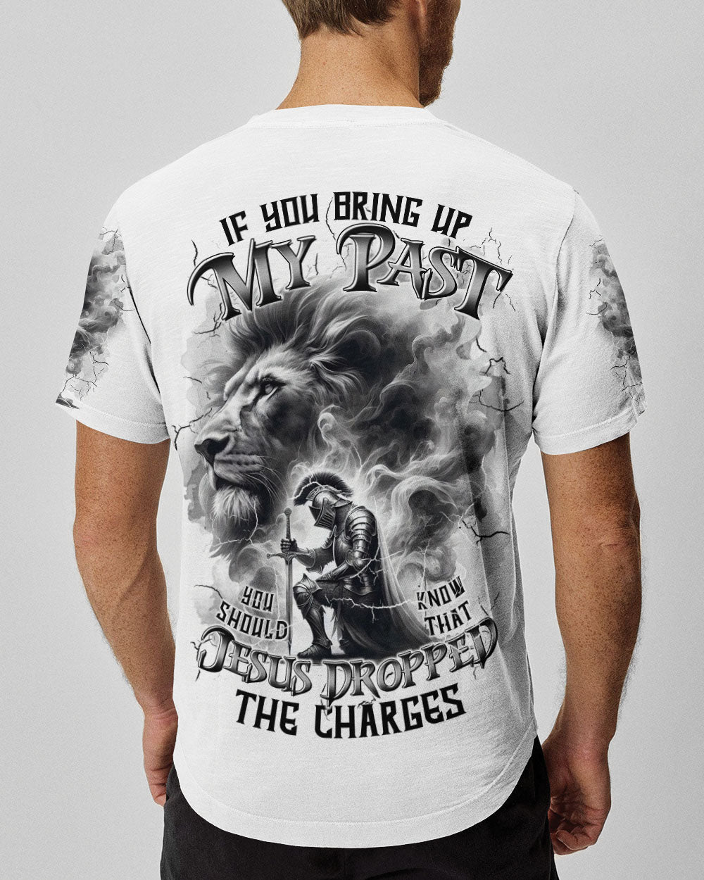 Jesus Dropped The Charges Lion Men's All Over Print Shirt -  Tltr2811243