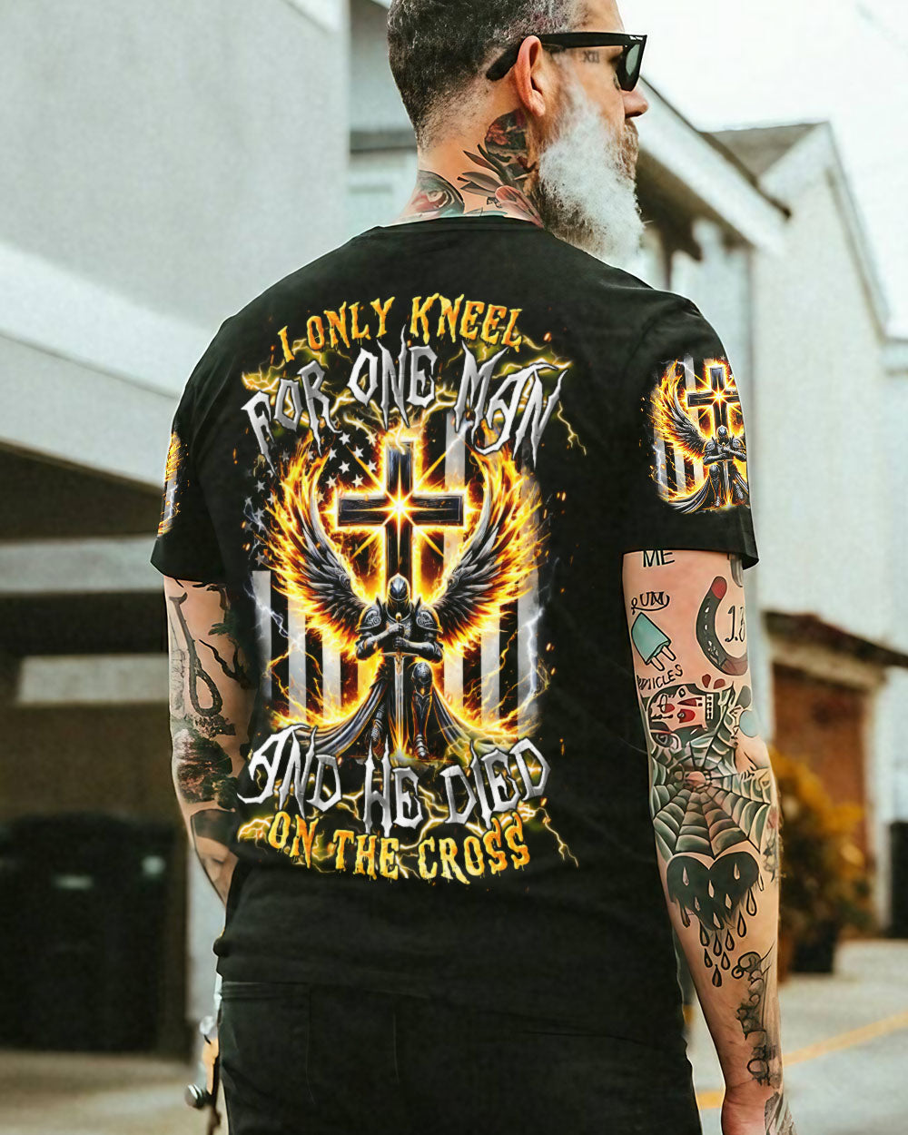 I Only Kneel For One Man Warrior Men's All Over Print Shirt - Tltr2812241
