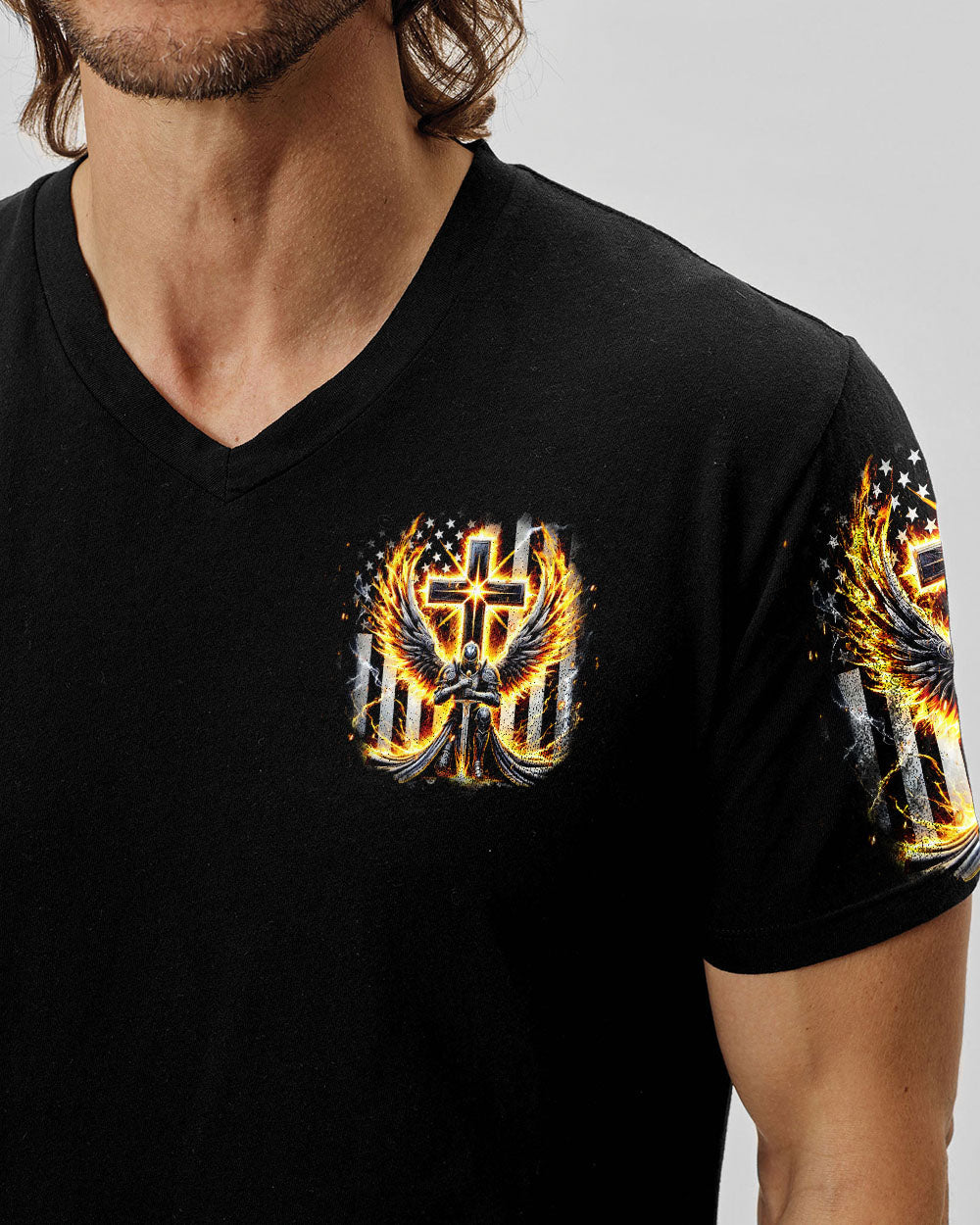 I Only Kneel For One Man Warrior Men's All Over Print Shirt - Tltr2812241