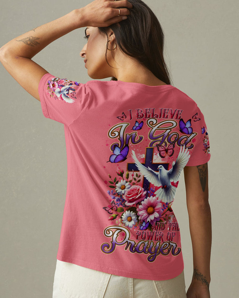 I Believe In God Women's All Over Print Shirt - Tltr2907244