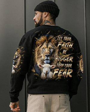 Let Your Faith Be Bigger Than Your Fear Lion Men's All Over Print Shirt - Tltr2908253