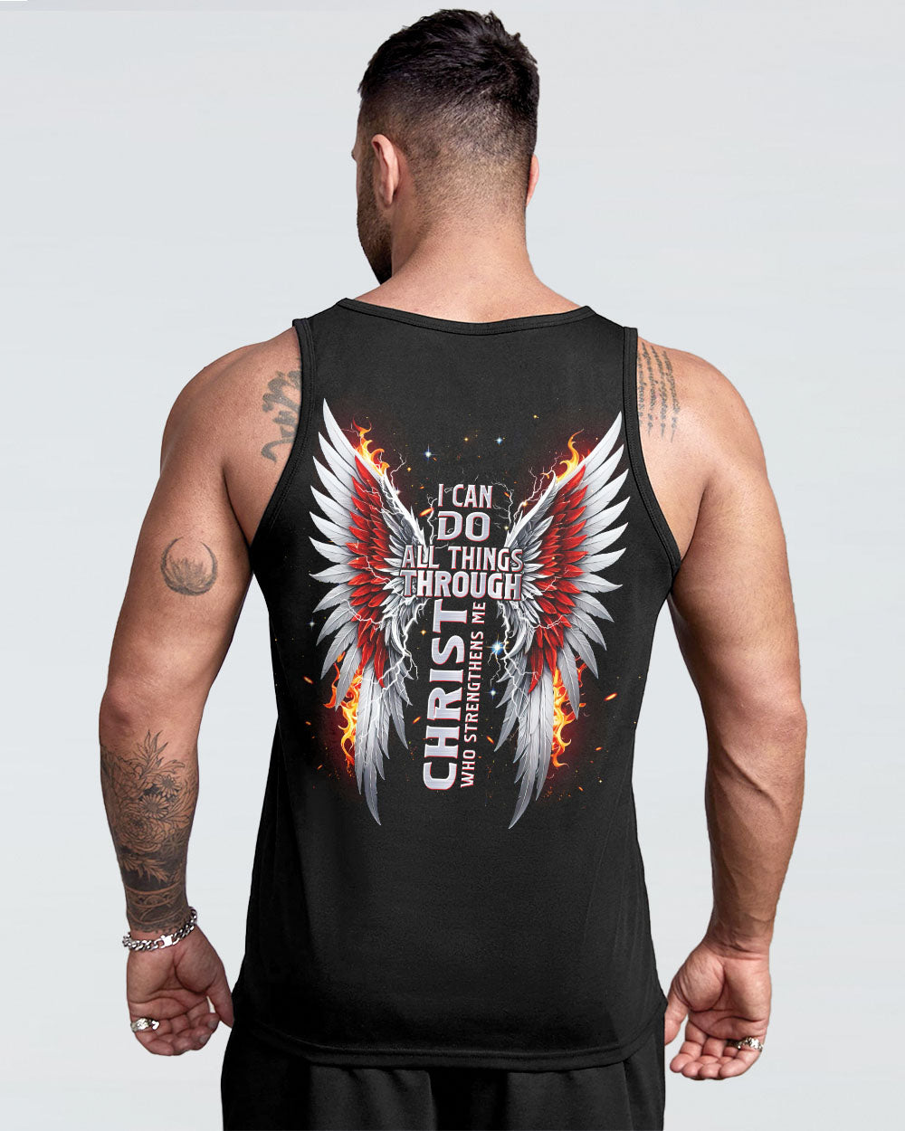 I Can Do All Things Cross Wings Men's All Over Print Shirt - Tltw0402255