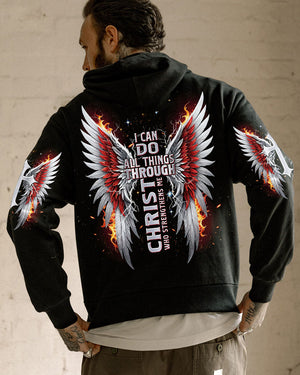 I Can Do All Things Cross Wings Men's All Over Print Shirt - Tltw0402255