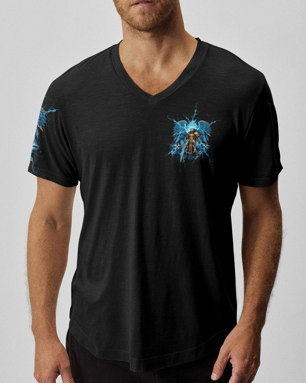 The Devil Saw Me With My Head Down Warrior Men's All Over Print Shirt - Tltw0405245