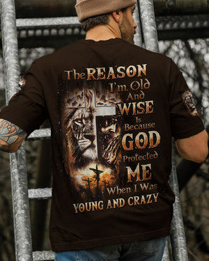 The Reason I’m Old And Wise Lion Men's All Over Print Shirt - Tltw0412251