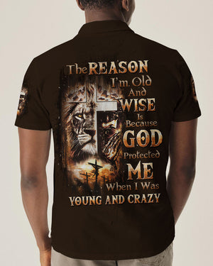 The Reason I’m Old And Wise Lion Men's All Over Print Shirt - Tltw0412251
