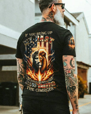 Jesus Dropped The Charges Lion Men's All Over Print Shirt - Tltw0508243