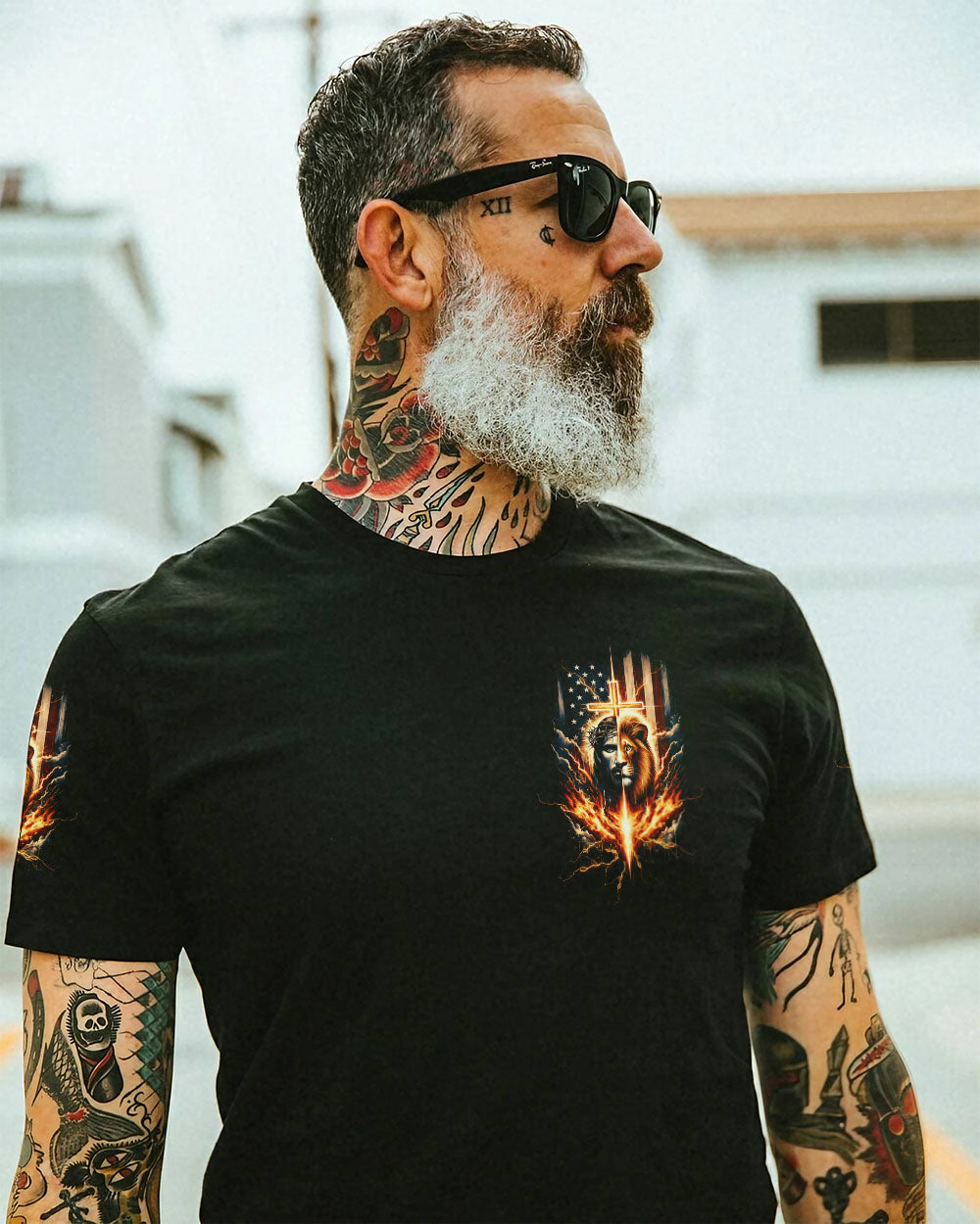 Jesus Dropped The Charges Lion Men's All Over Print Shirt - Tltw0508243