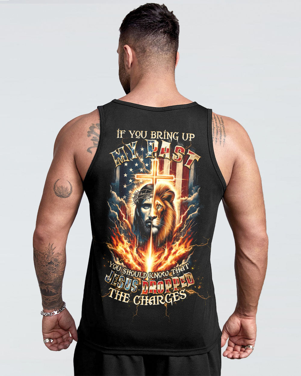 Jesus Dropped The Charges Lion Men's All Over Print Shirt - Tltw0508243