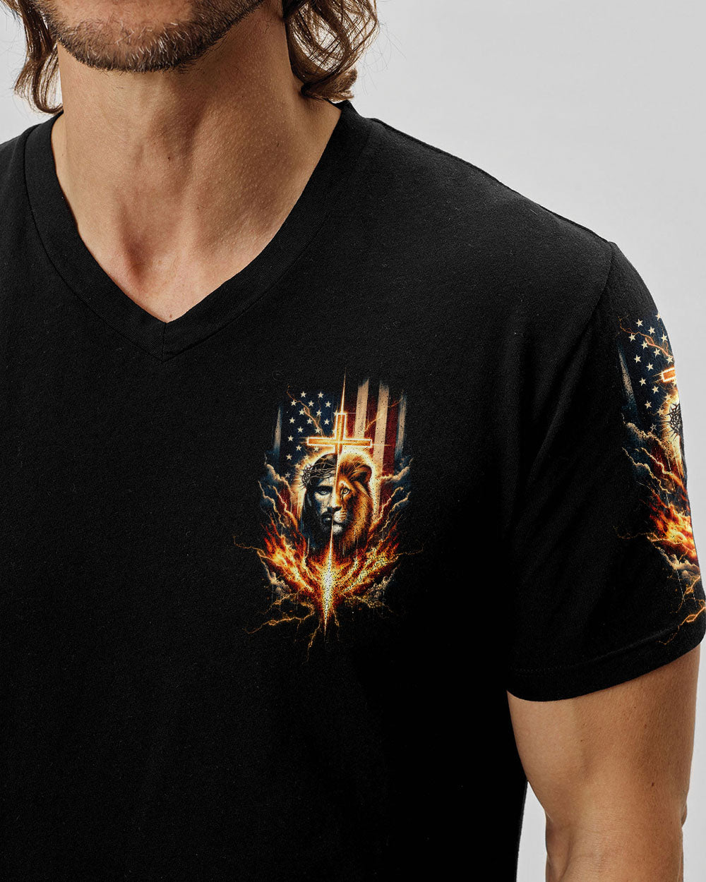 Jesus Dropped The Charges Lion Men's All Over Print Shirt - Tltw0508243