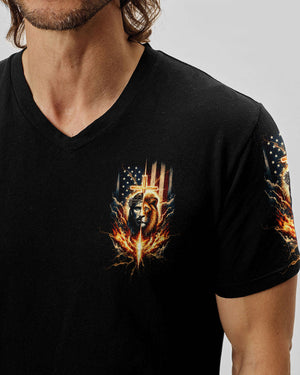 Jesus Dropped The Charges Lion Men's All Over Print Shirt - Tltw0508243