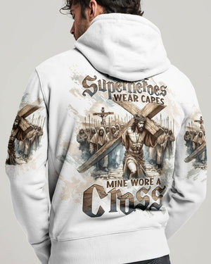 Not All Superheroes Wear Capes Mine Wore A Cross Men's All Over Print Shirt  - Tltw0511244