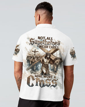 Not All Superheroes Wear Capes Mine Wore A Cross Men's All Over Print Shirt  - Tltw0511244
