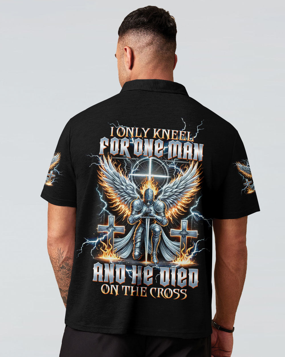 I Only Kneel For One Man Warrior Men's All Over Print Shirt - Tltw0512243