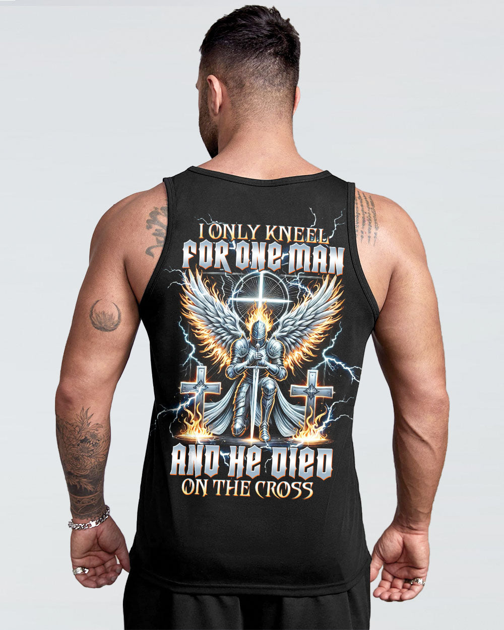 I Only Kneel For One Man Warrior Men's All Over Print Shirt - Tltw0512243