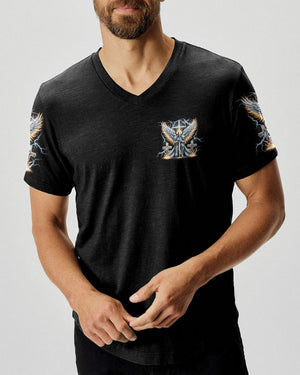 I Only Kneel For One Man Warrior Men's All Over Print Shirt - Tltw0512243