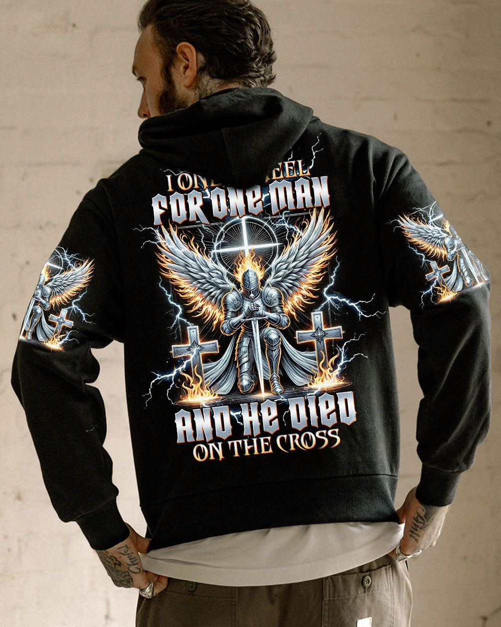 I Only Kneel For One Man Warrior Men's All Over Print Shirt - Tltw0512243