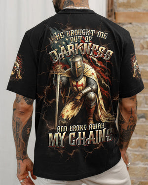 He Brought Me Out Of Darkness Warrior Men's All Over Print Shirt - Tltw0809255