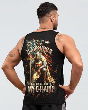 He Brought Me Out Of Darkness Warrior Men's All Over Print Shirt - Tltw0809255