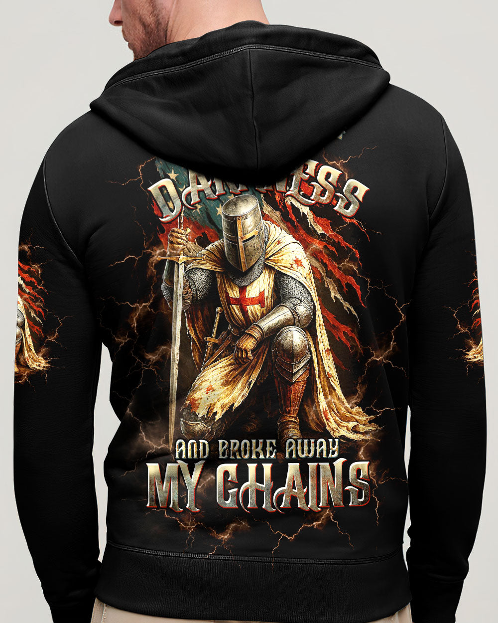 He Brought Me Out Of Darkness Warrior Men's All Over Print Shirt - Tltw0809255