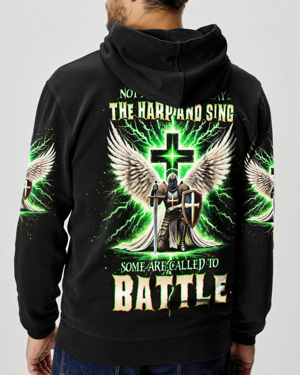 Not All Angels Play The Harp And Sing Warrior Men's All Over Print Shirt  - Tltw1102255