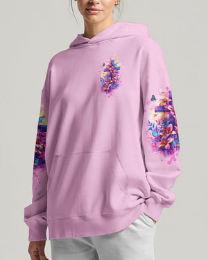 Faith Over Fear Cross Lilies Women's All Over Print Shirt - Tltw1503245